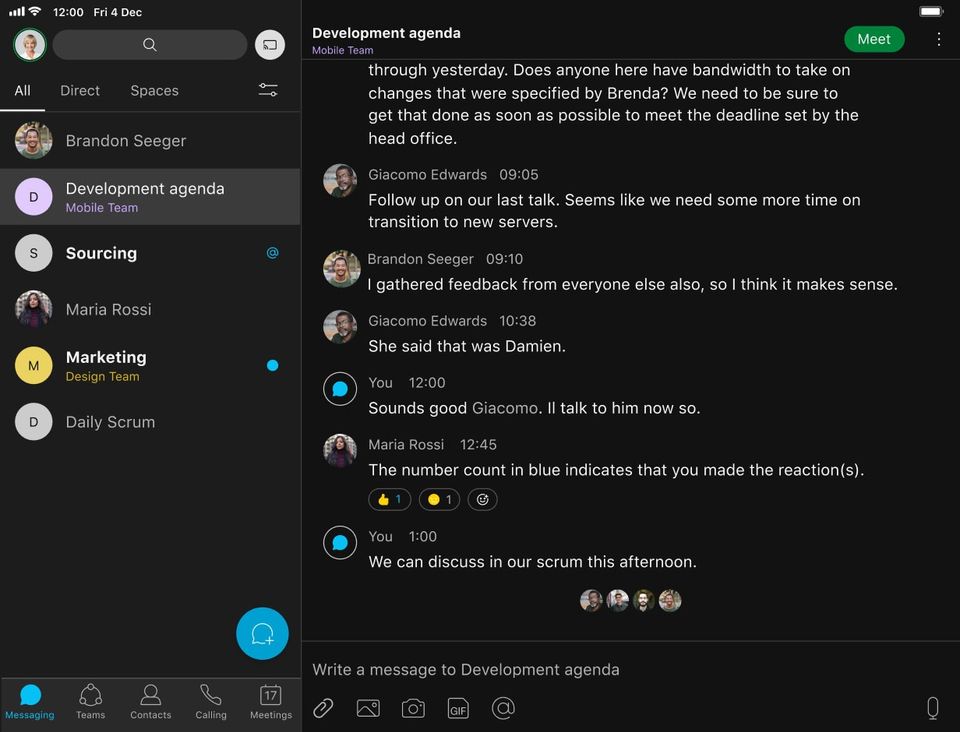 Team Messaging screenshot-thumb