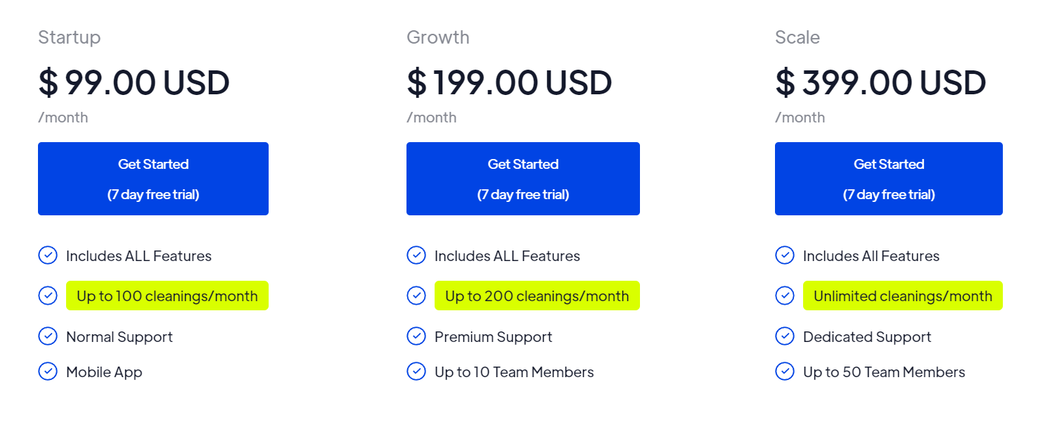 Cleanetto pricing