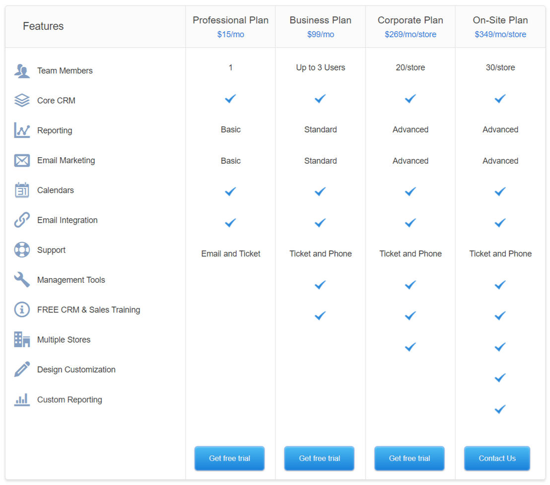 Client Book CRM pricing