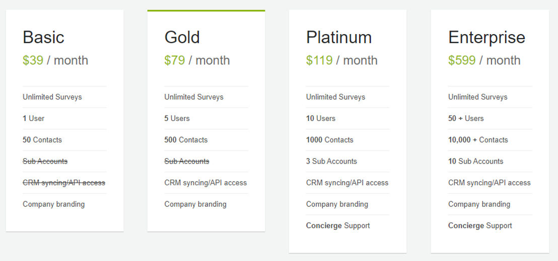 Client Heartbeat pricing