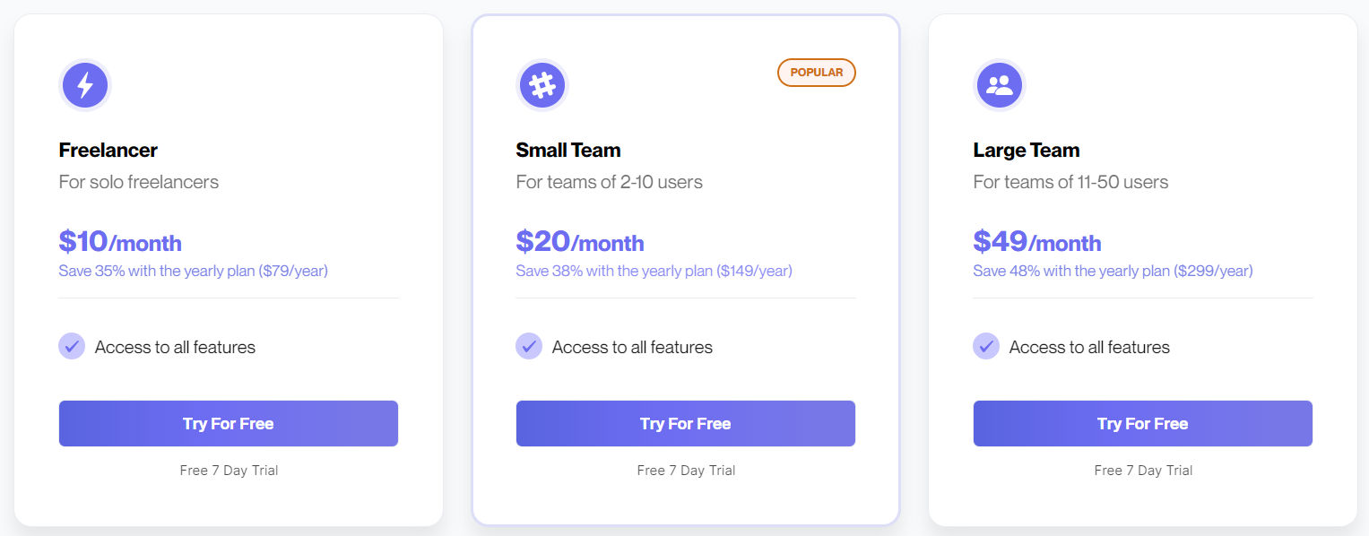 ClientManager.io pricing