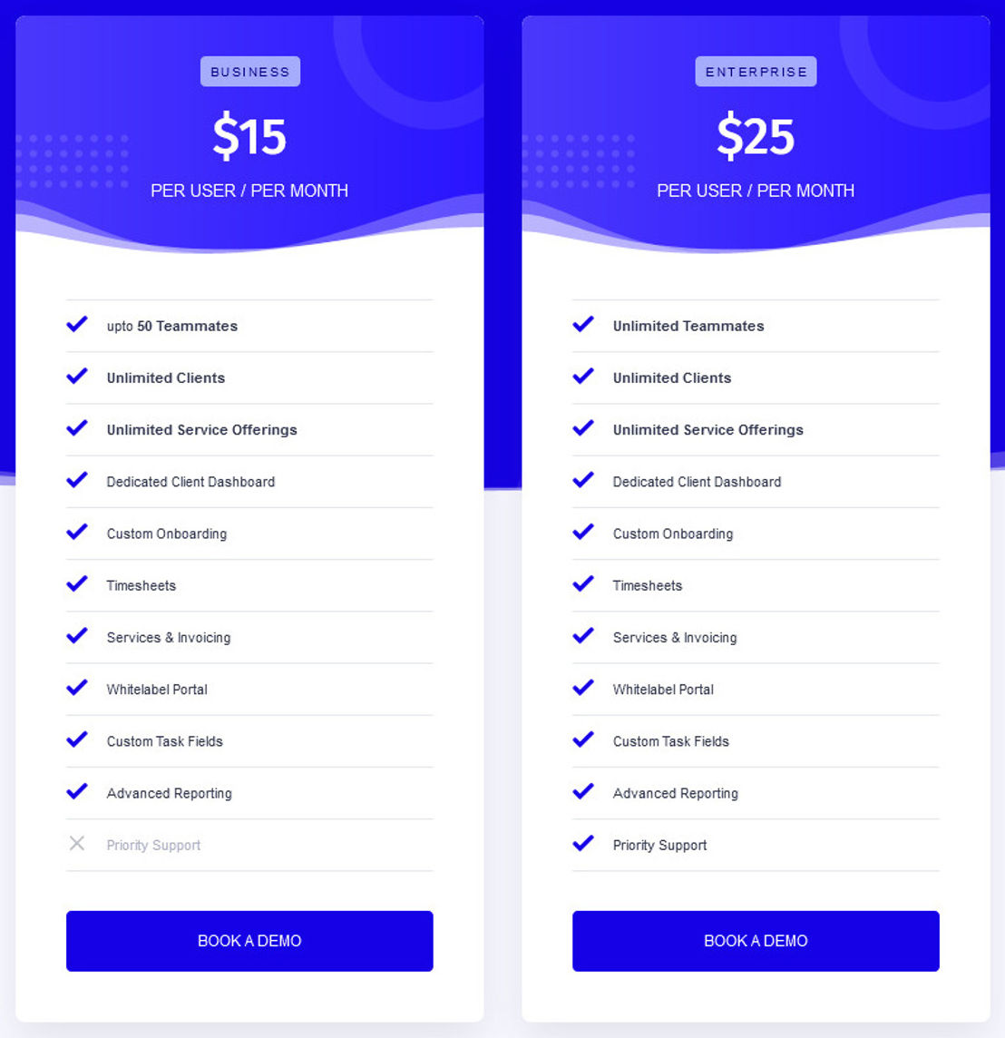 ClientVenue pricing