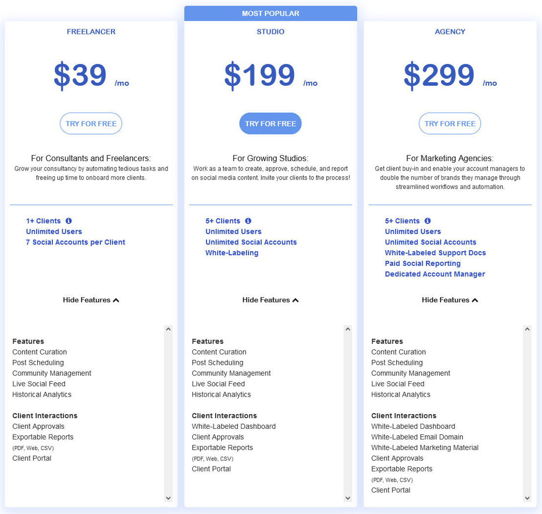 cloud-campaign pricing