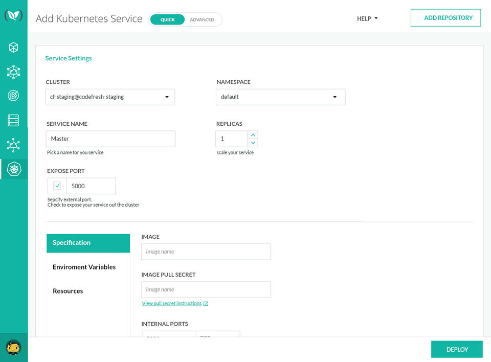 Kubernetes simple-thumb