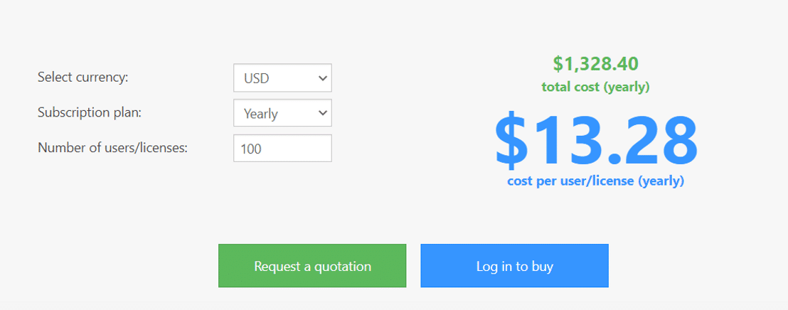 CodeTwo Email Signatures for Office 365 pricing