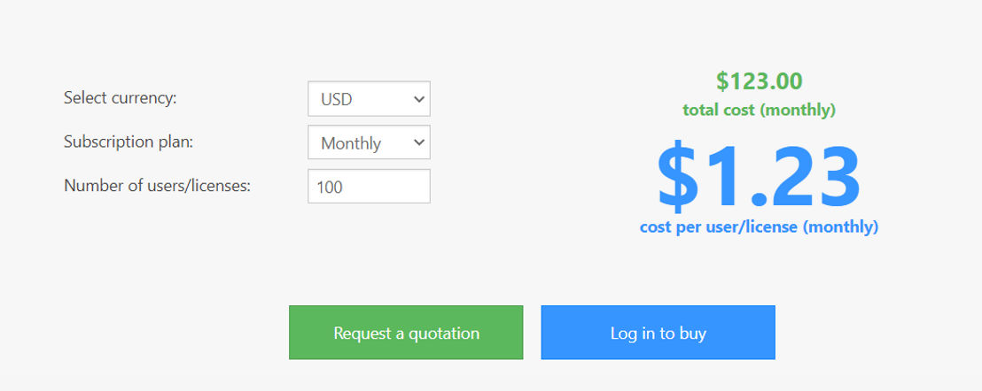 CodeTwo Email Signatures for Office 365 pricing