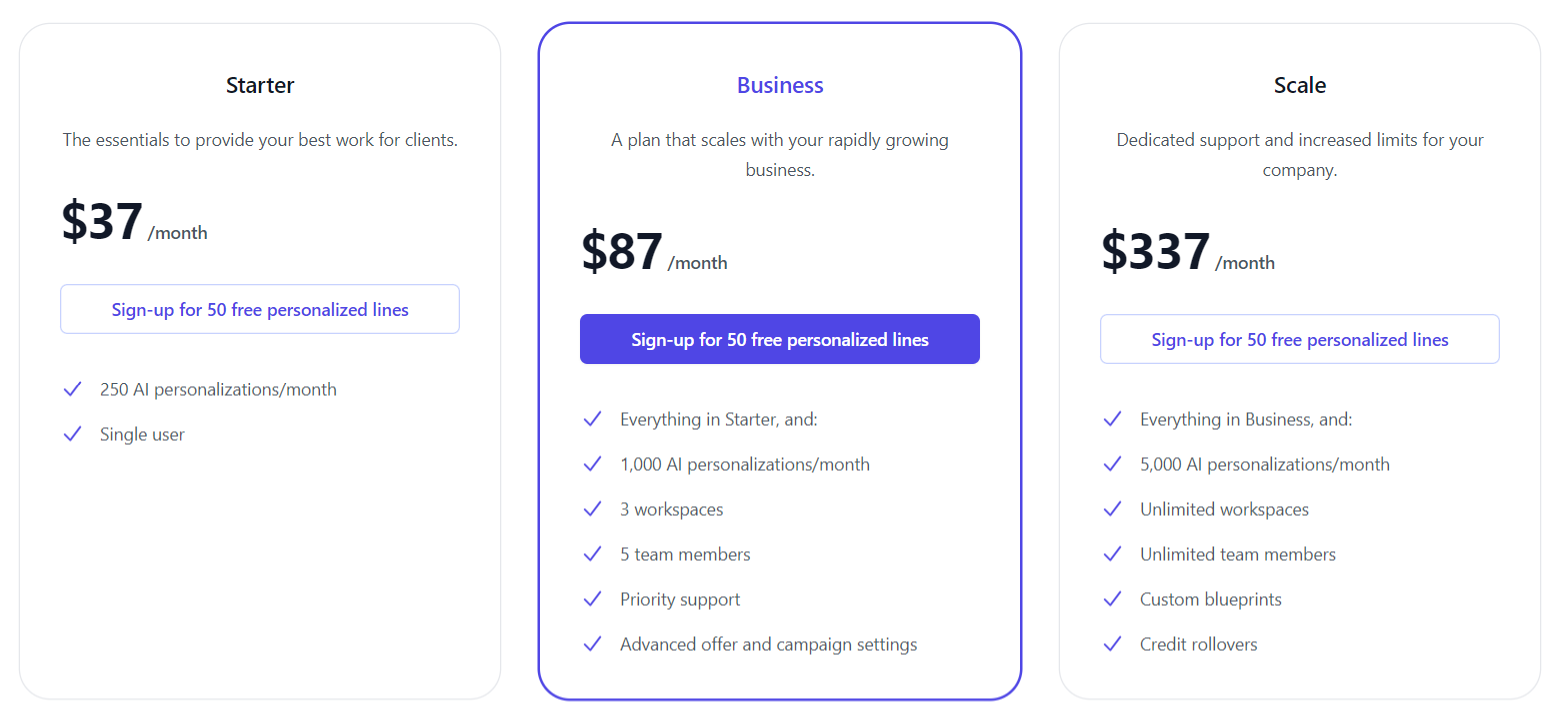 ColdClicks pricing