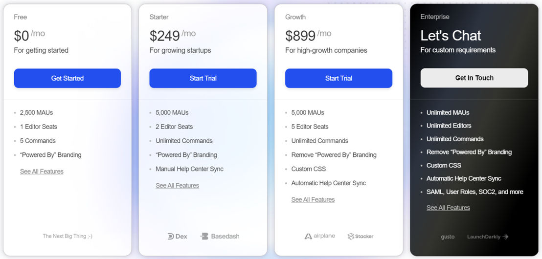 CommandBar pricing