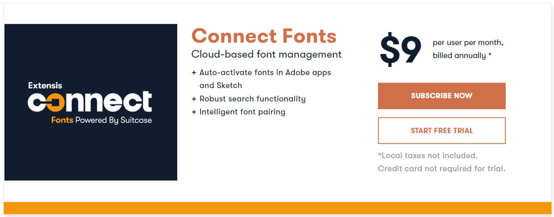 connect-fonts pricing