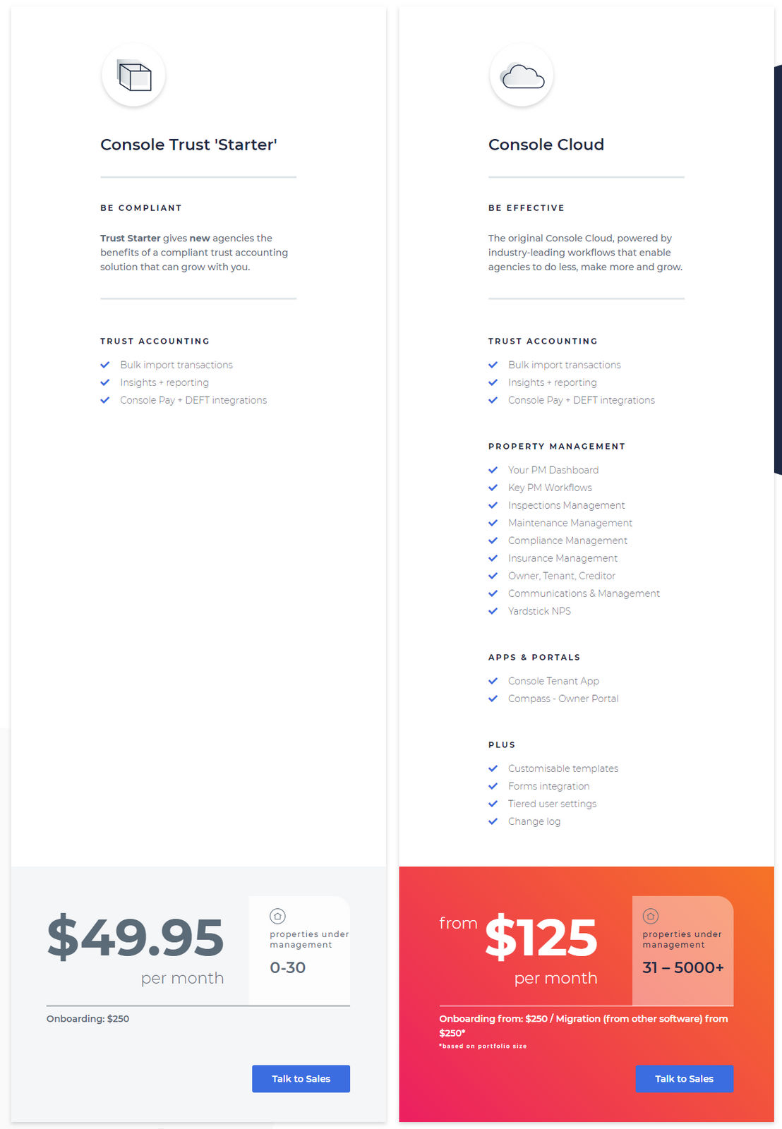 Console Gateway pricing