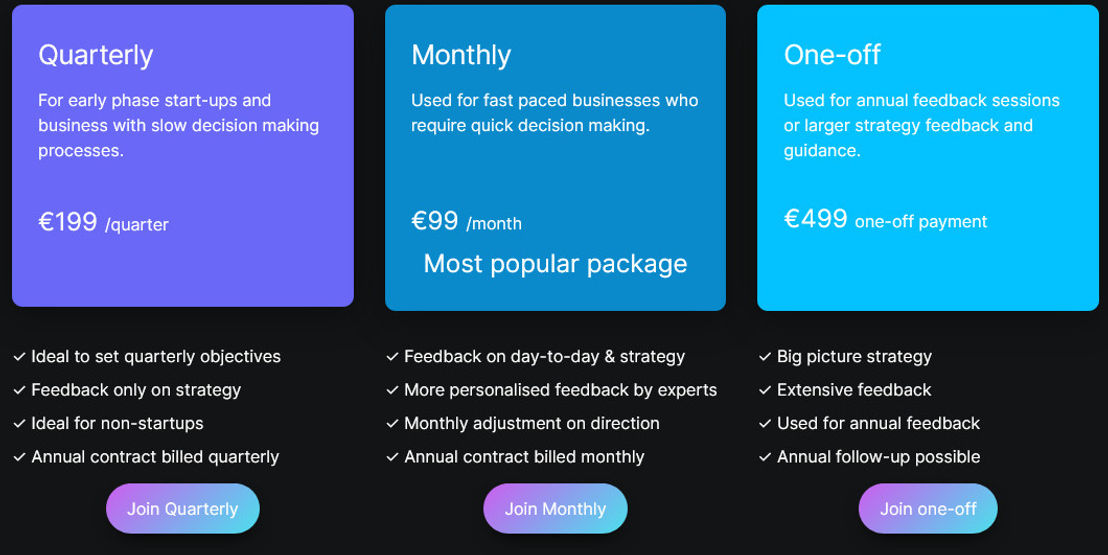 Councilito pricing