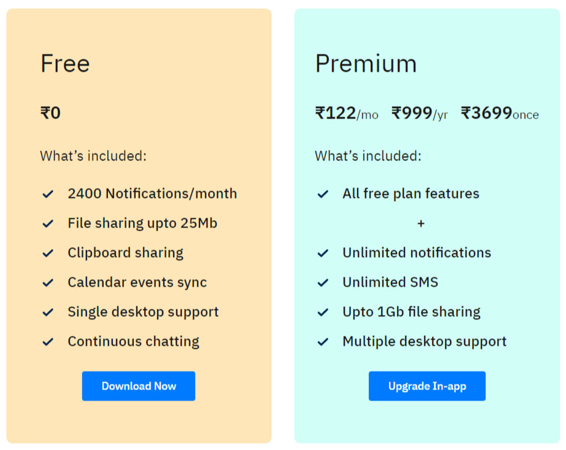 Crono pricing