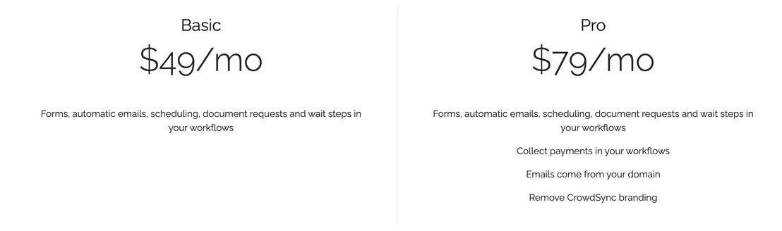 CrowdSync pricing