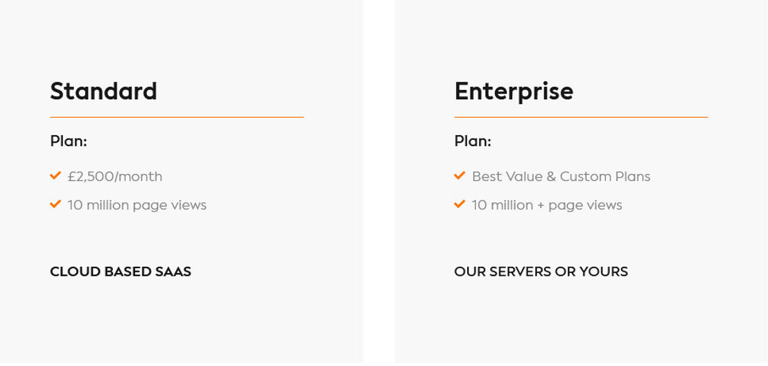 Cubed pricing