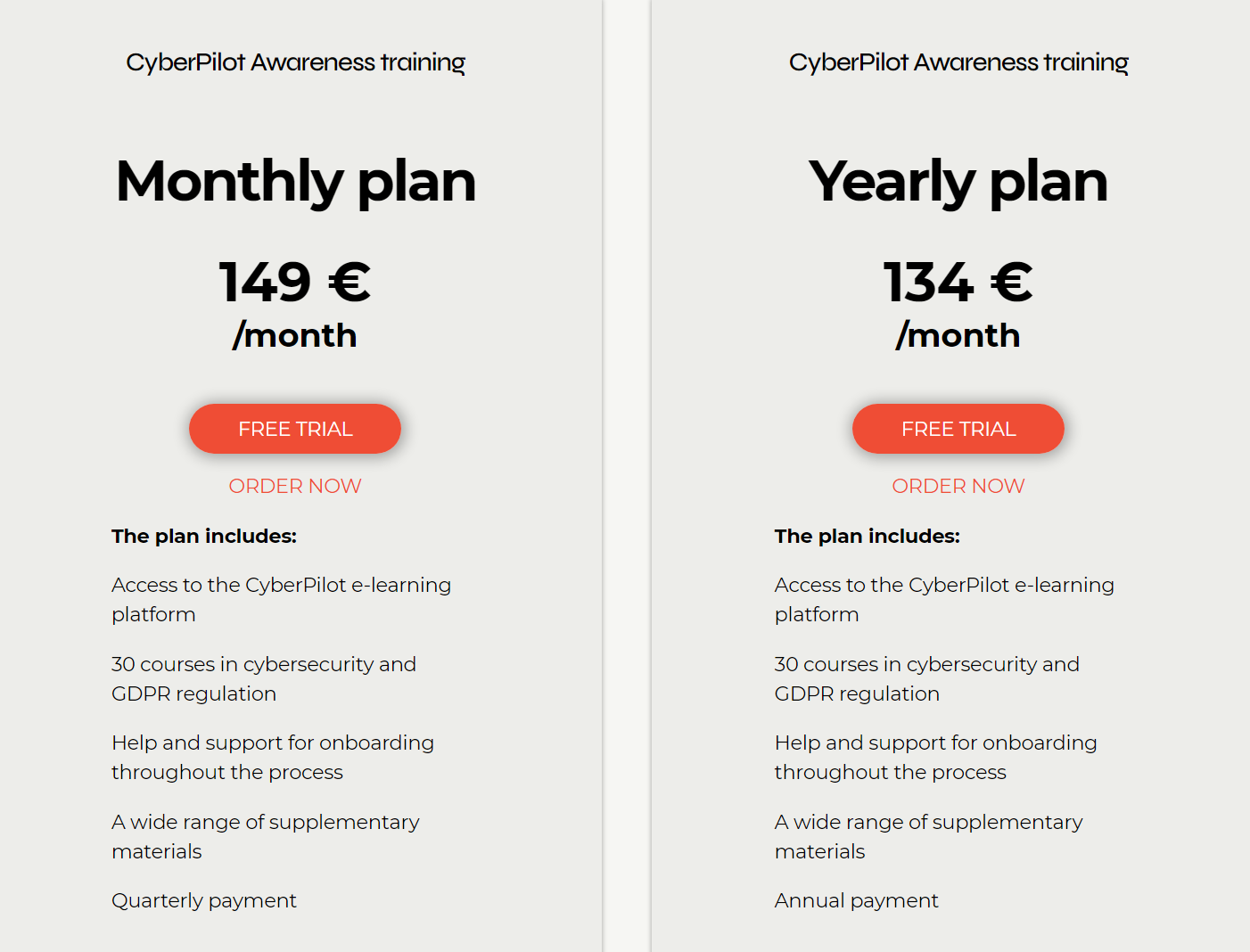 CyberPilot pricing