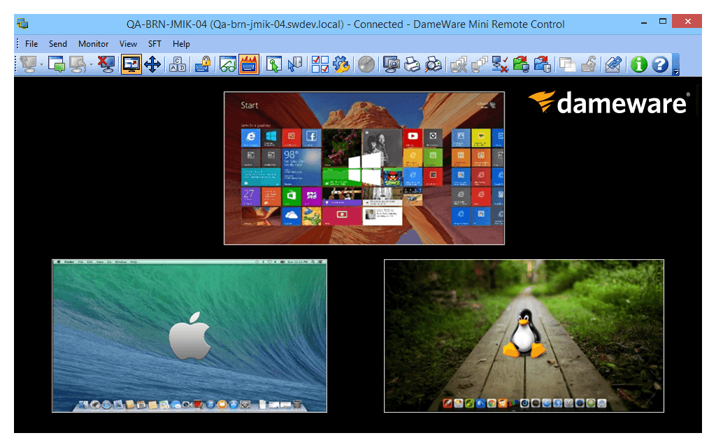 Multi-platform desktop sharing and remote control-thumb