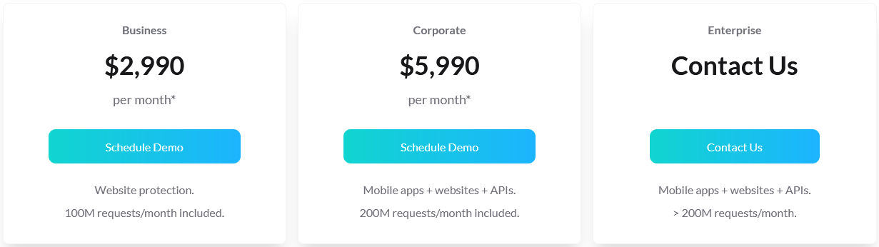 DataDome pricing