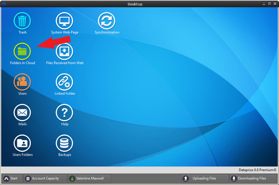 Dataprius Folders Cloud