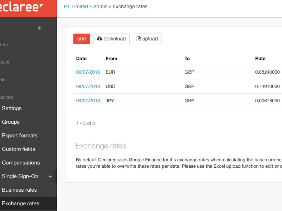 Currency Rates