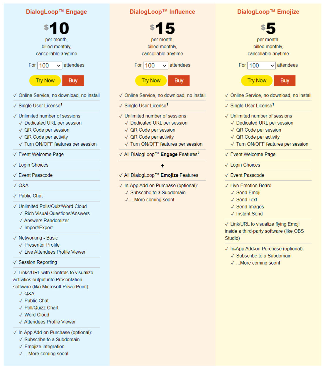 DialogLoop pricing