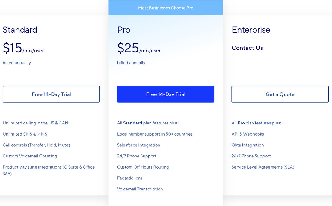 dialpad-talk pricing