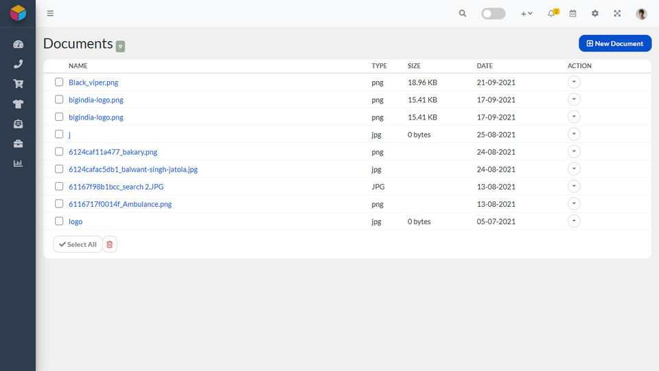 Document Management screenshot