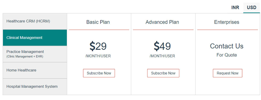 DocEngage Clinic Management pricing