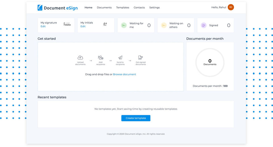 Electronic signatures are fast and easy with Document eSign-thumb