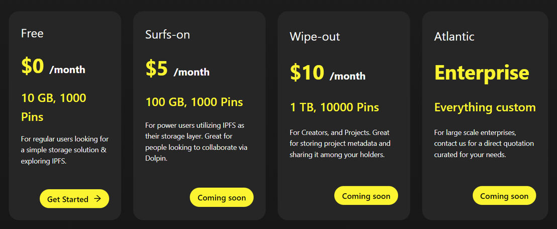 dolpin pricing