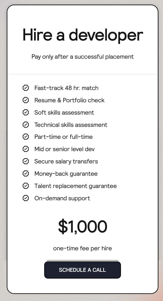 Doozytalent pricing