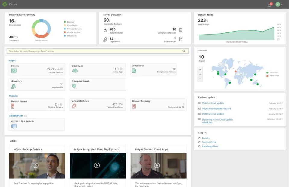 Druva Cloud Platform screenshot-thumb