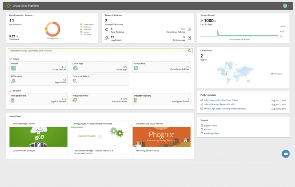 Druva Cloud Platform screenshot-thumb