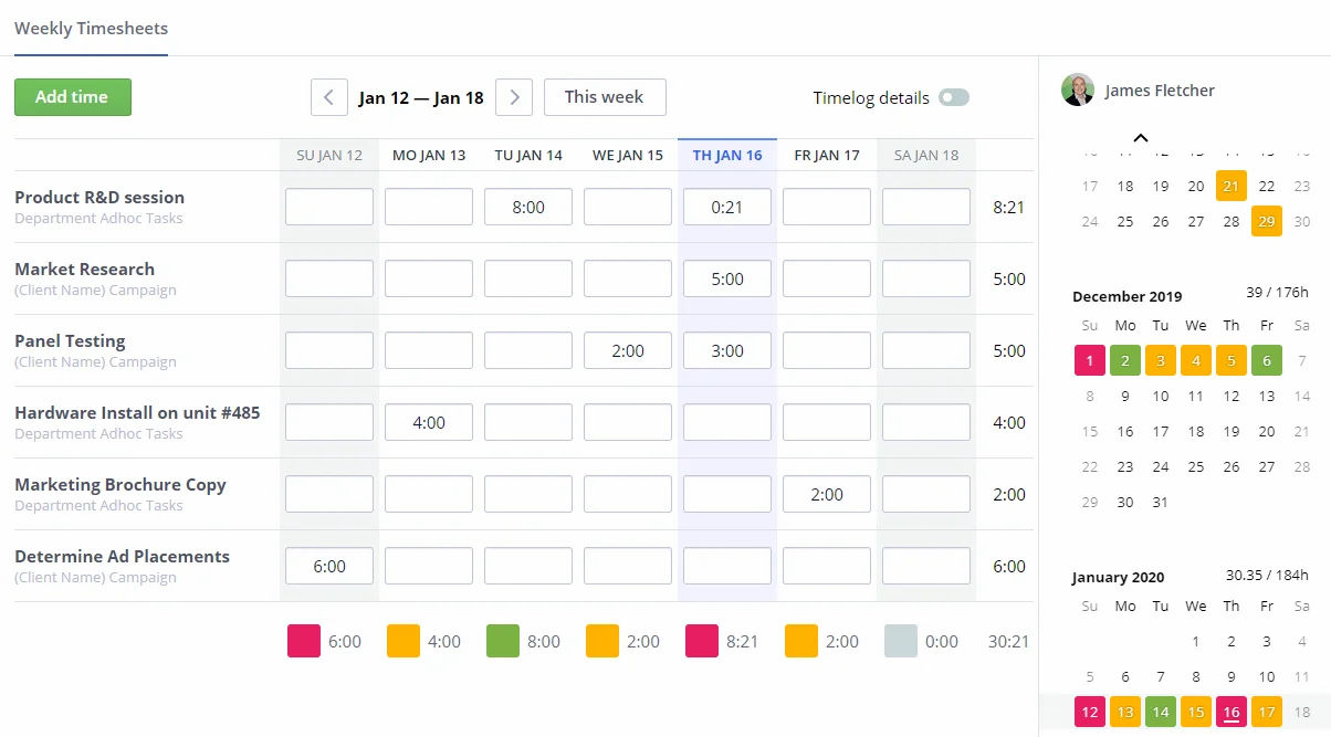 TimeTracking screenshot-thumb