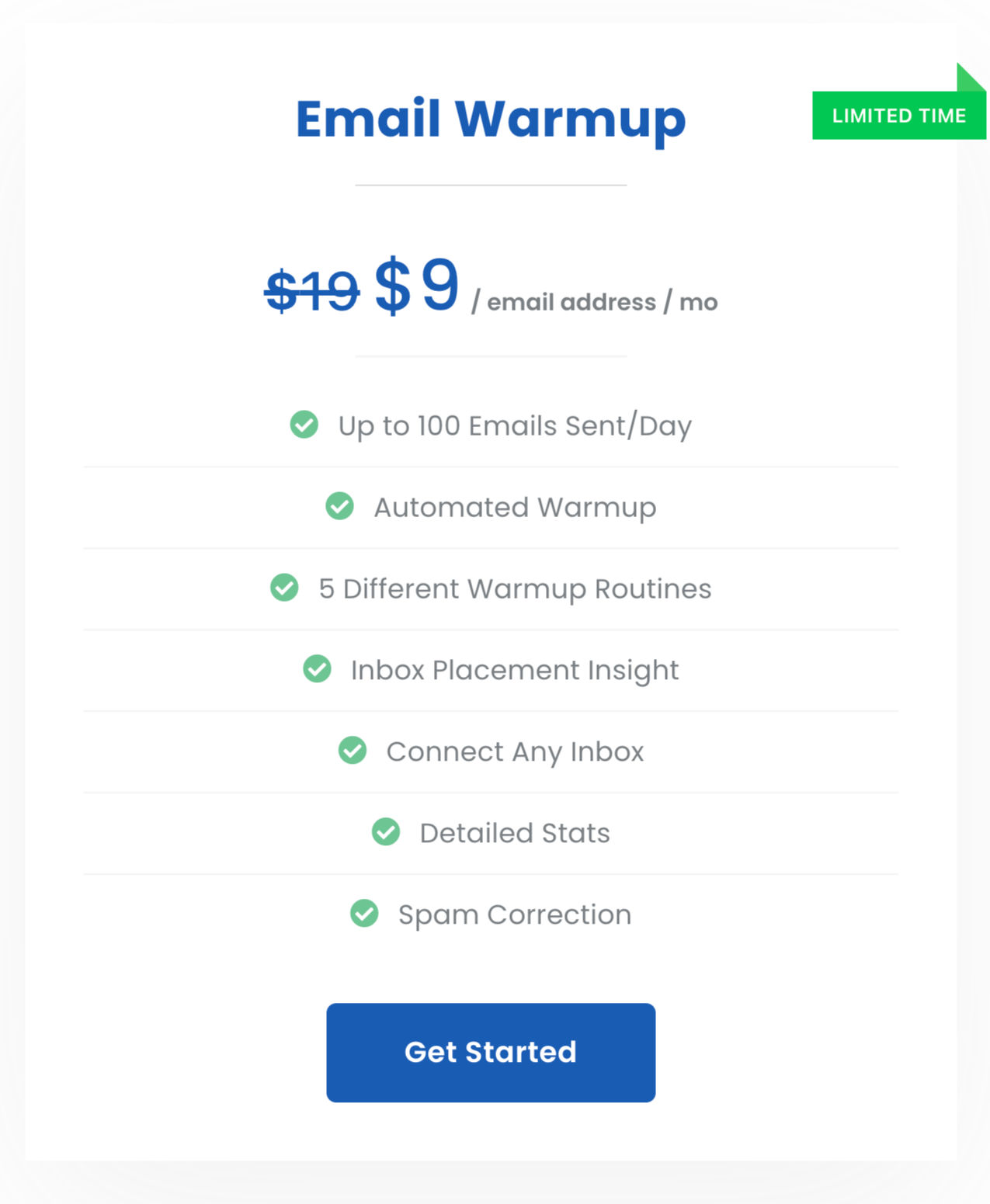 email-warmup-by-boxward pricing