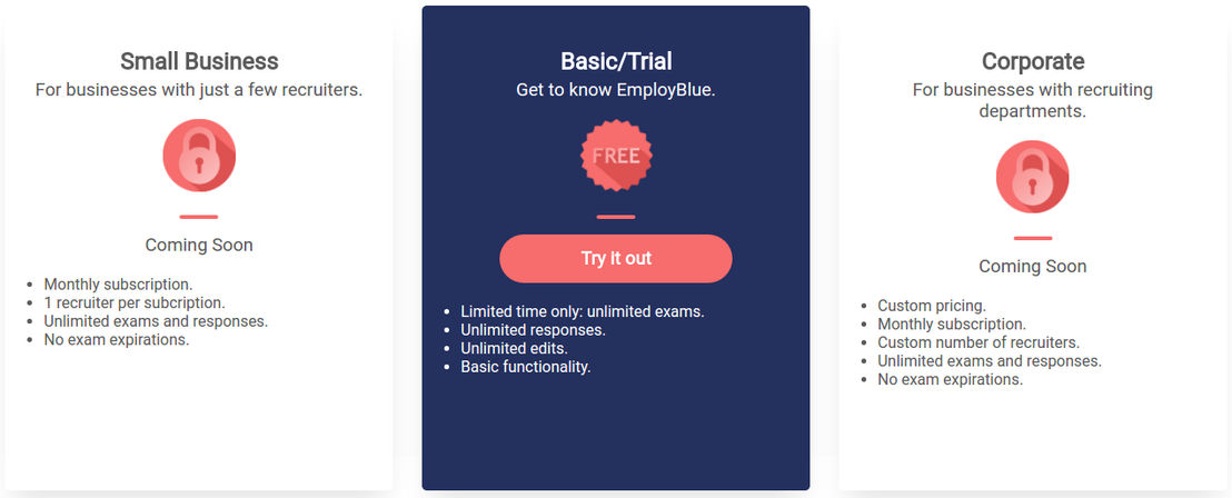 EmployBlue pricing