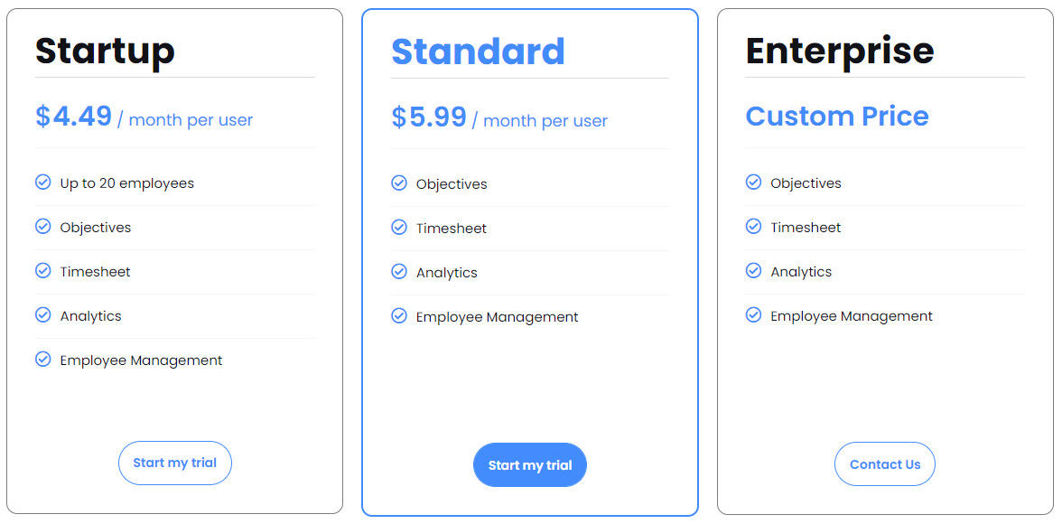 Employee Adventure pricing