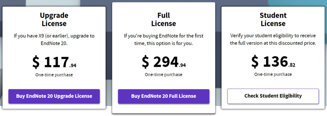 endnote pricing