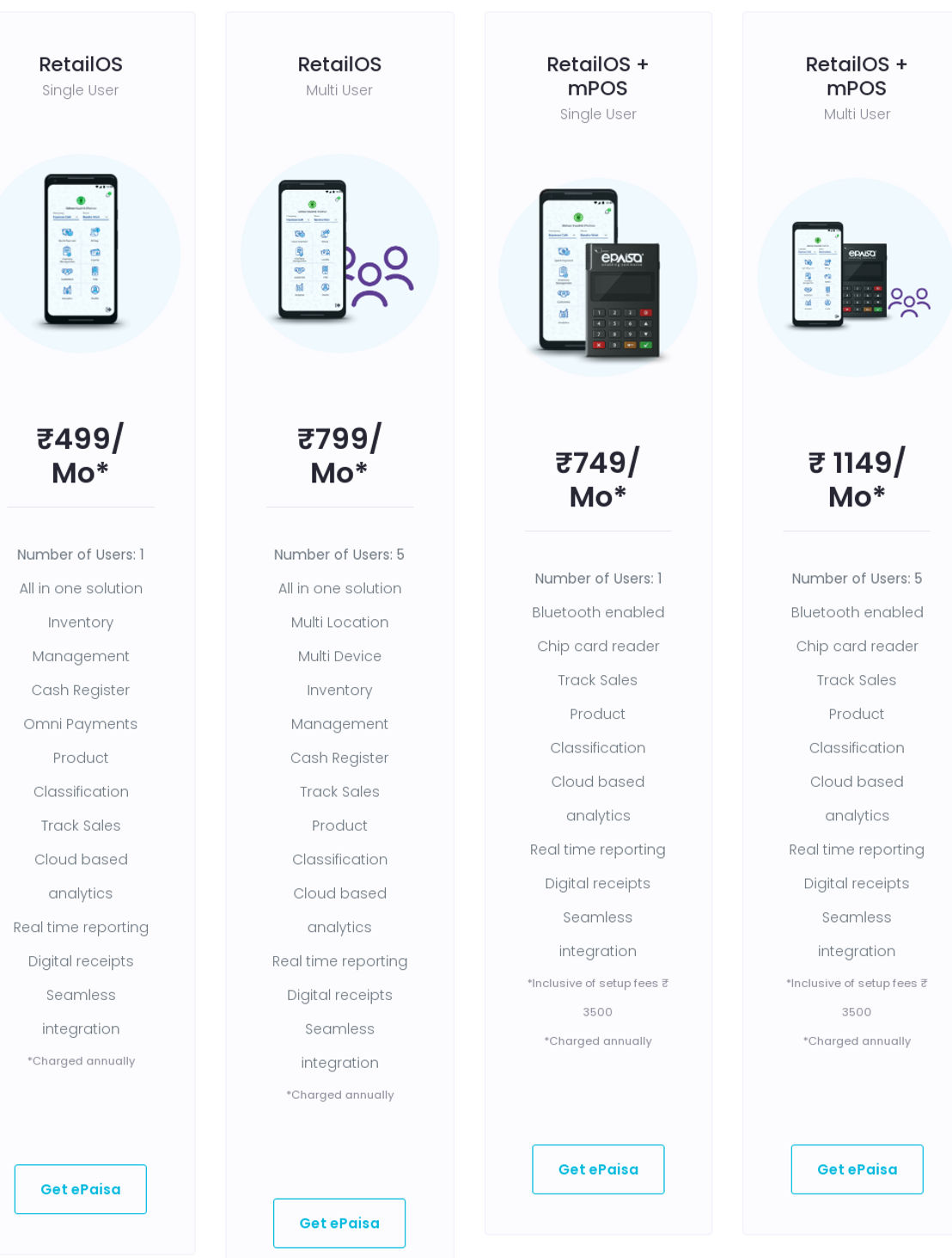 epaisa pricing