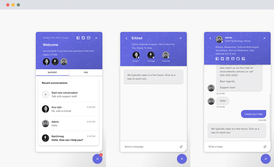erxes : Messenger screenshot-thumb