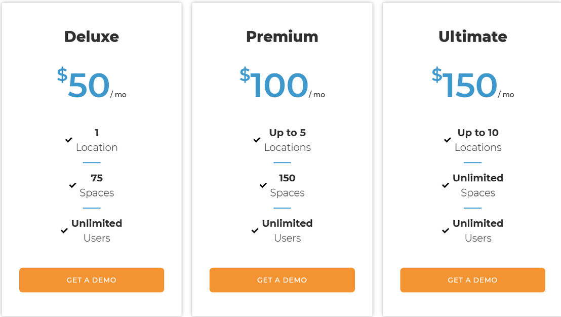 espace pricing