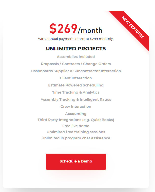 Estimator360 pricing