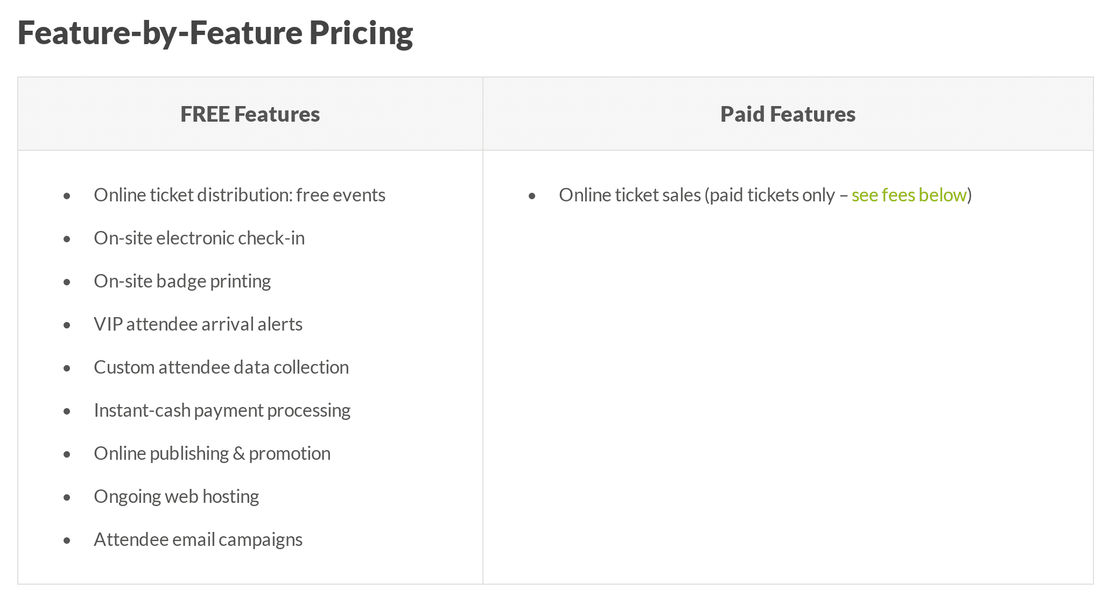 EventNut pricing