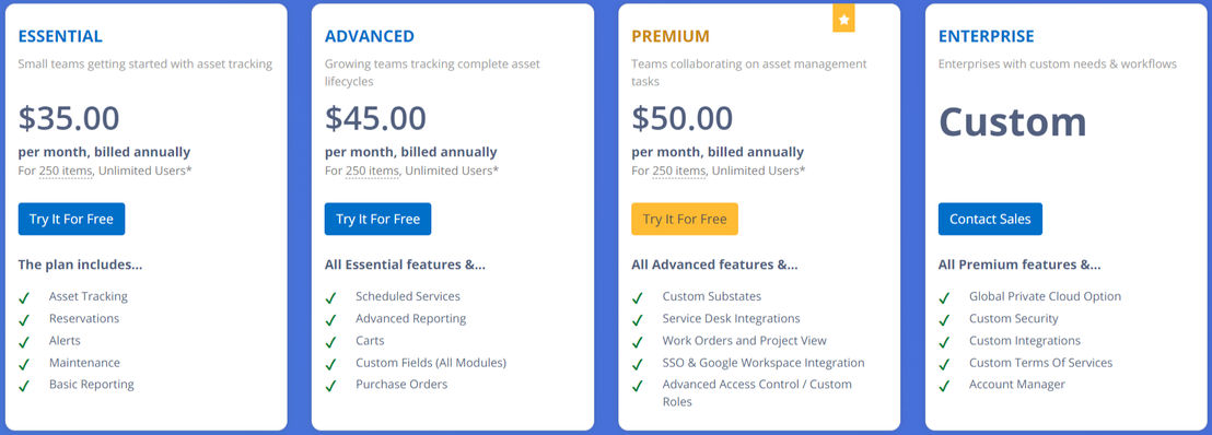 ezofficeinventory pricing