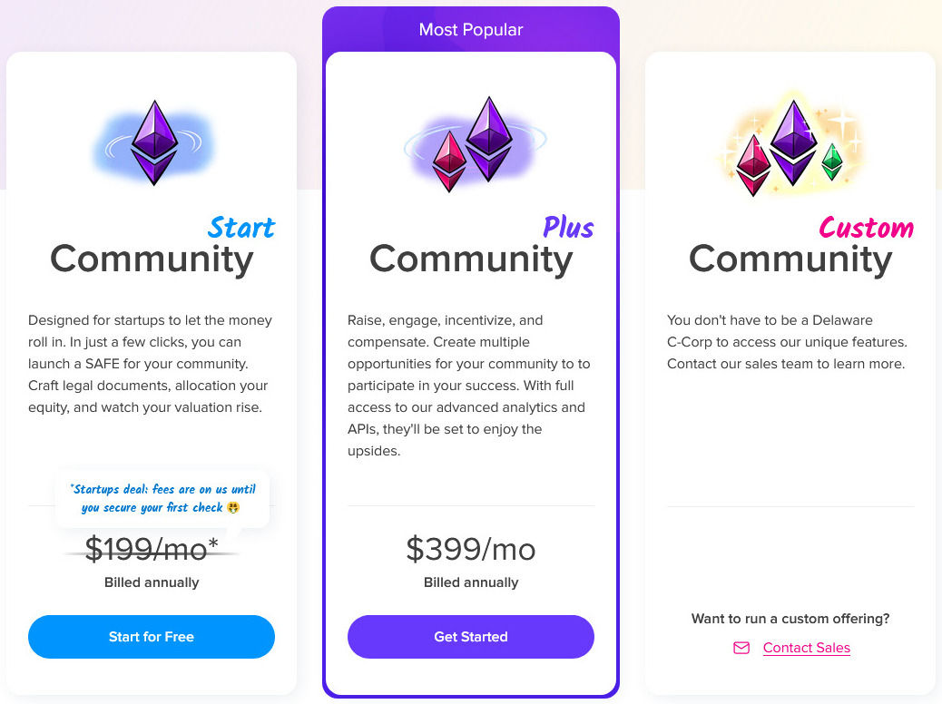 fairmint pricing