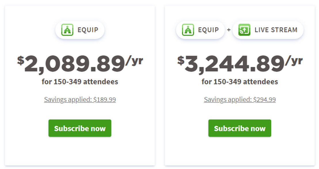 Faithlife Equip pricing