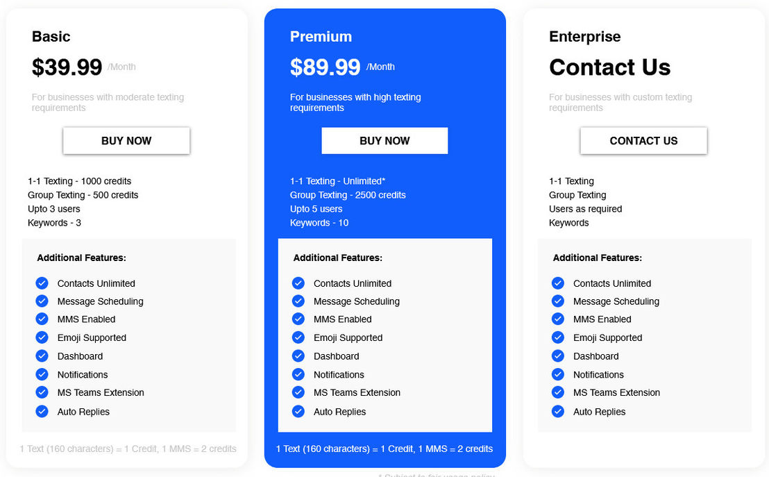 falkon-sms pricing