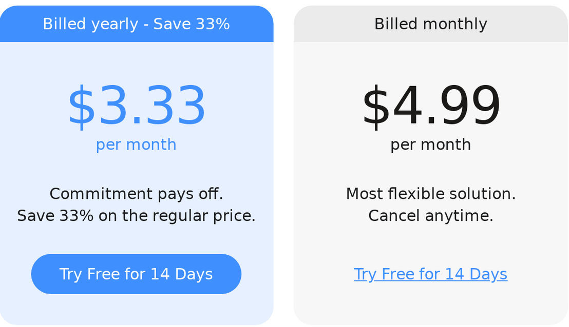 fantastical pricing