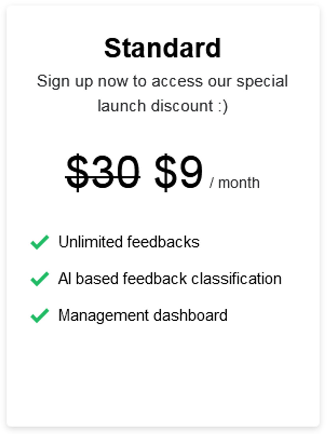 feedbee pricing