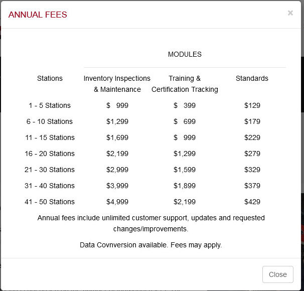 firehouse-manager pricing