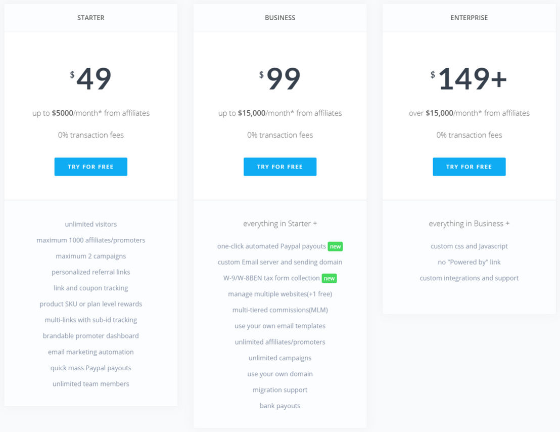 firstpromoter pricing